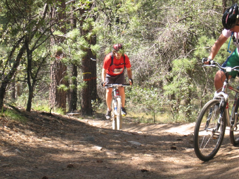 Daver on bike course