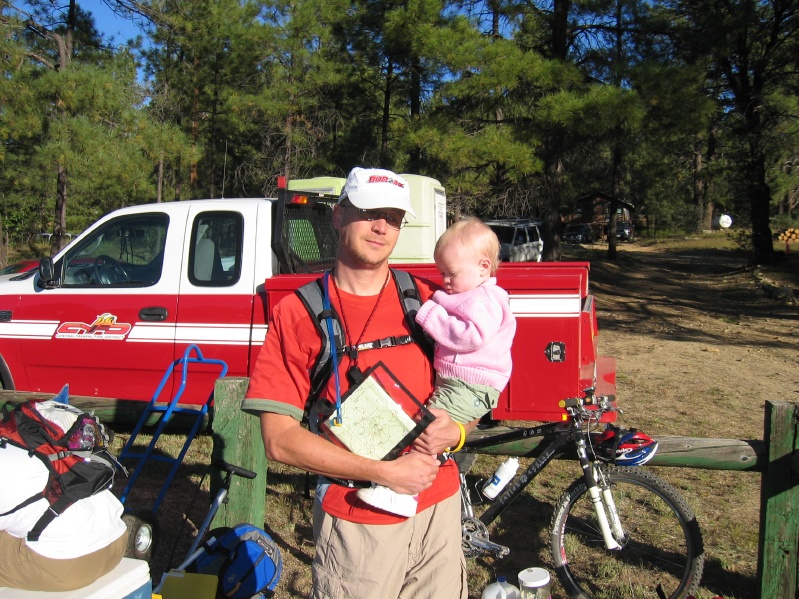 Dad and Abby at Gilmore race