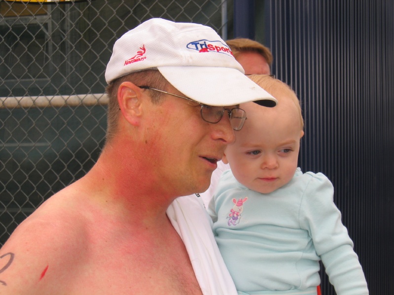 Abby and Dad hanging out