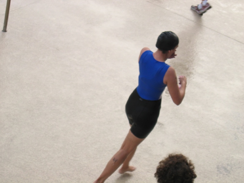 Crystal running to bike transition