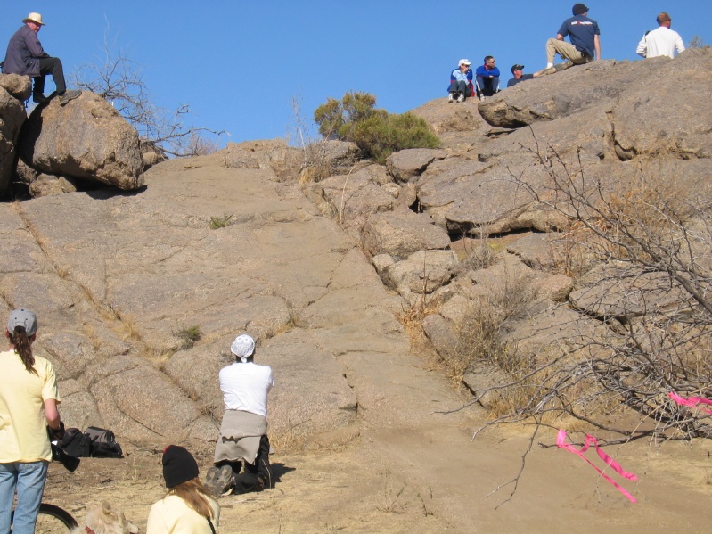 Rock face at 24 Hours in the Old Pueblo