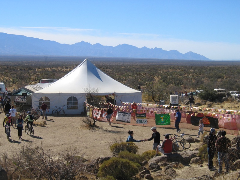 Check-in Tent / Finish