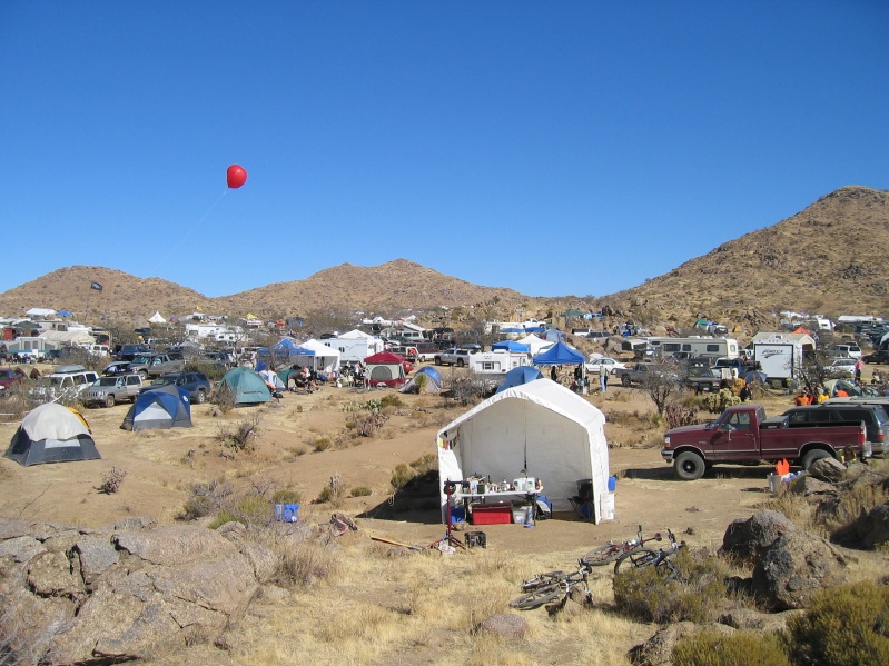 Camp site at 24 Hours in the Old Pueblo