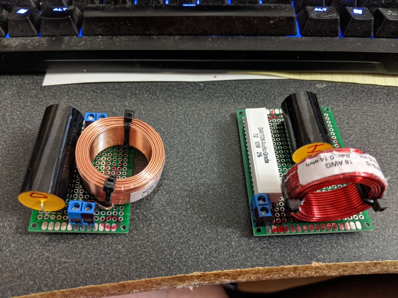 Passive low pass & high pass filter