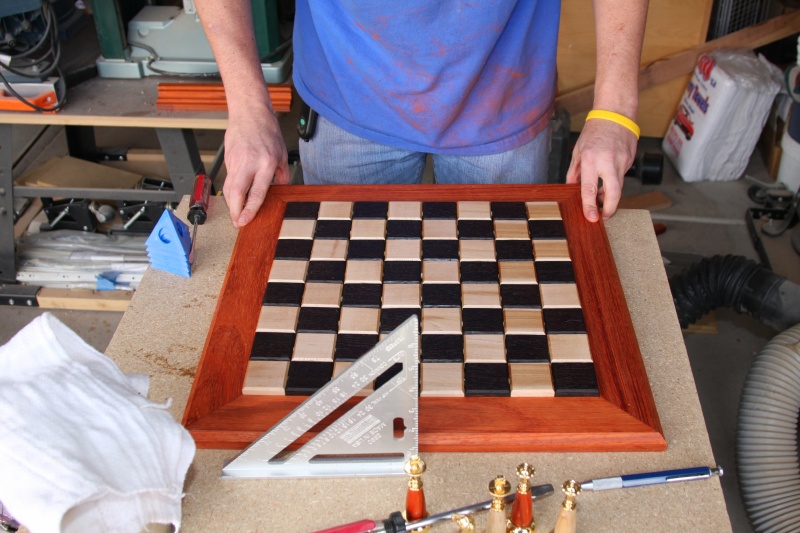 building of frame for board