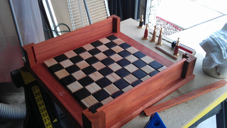 building of frame for board