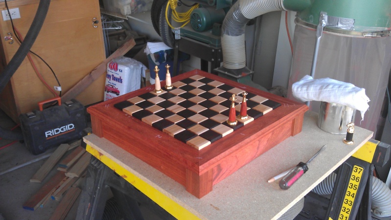 building of frame for board - dry fit